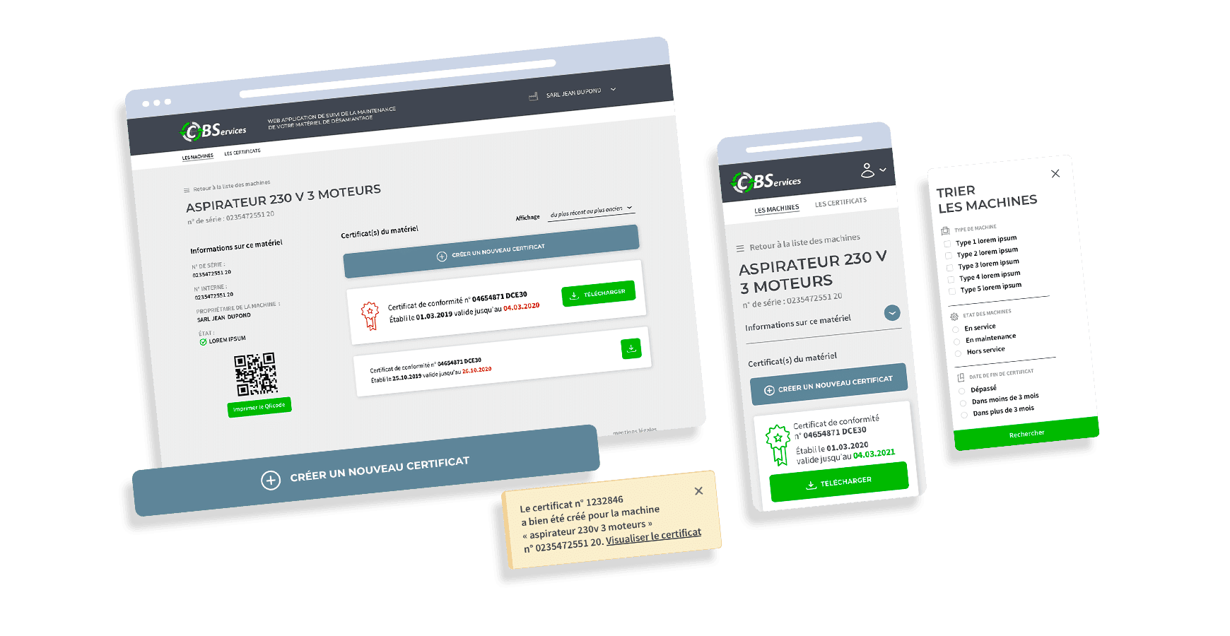 CBS — Business app for fleet tracking and compliance