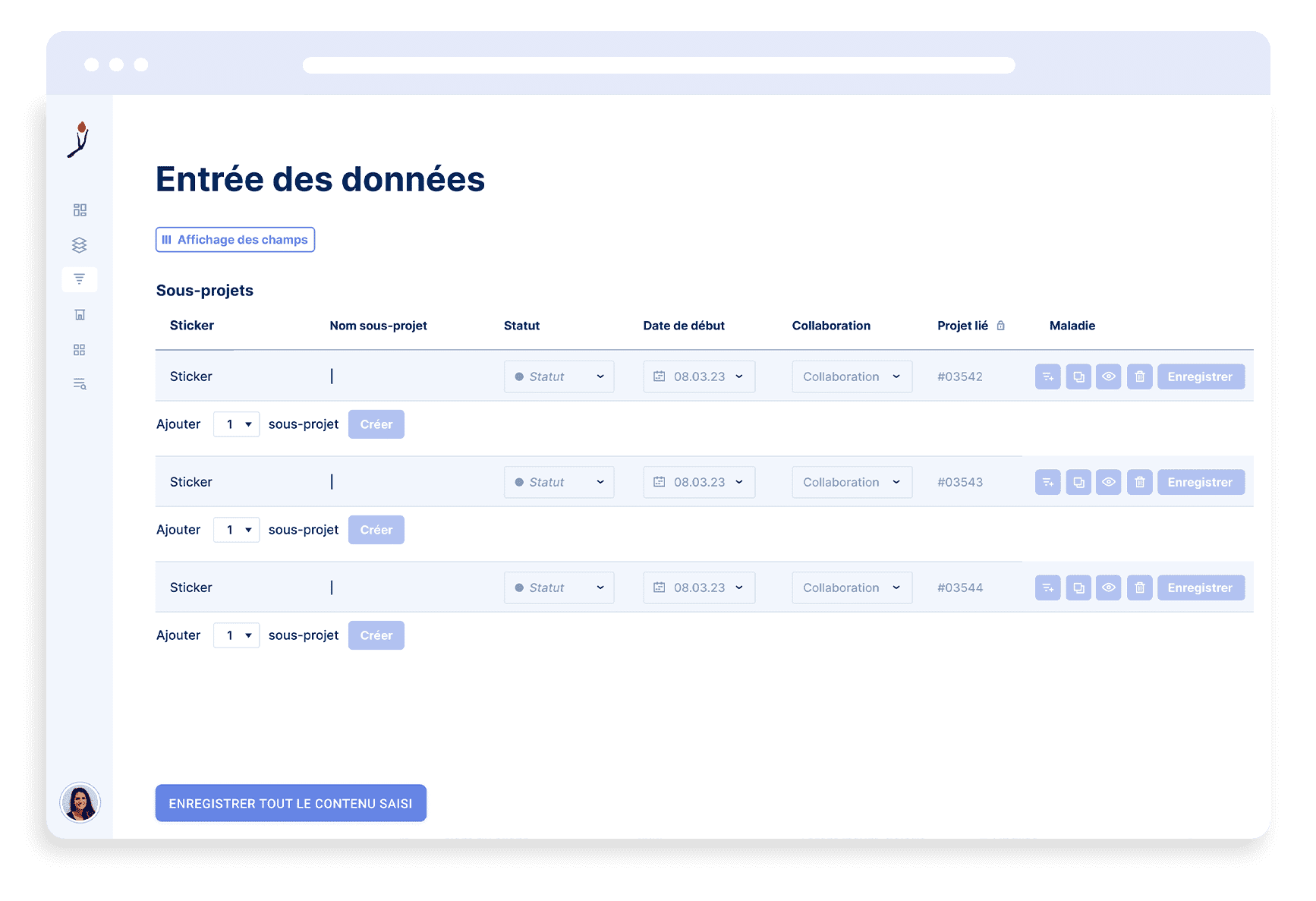 Genomax — L'application en images